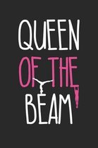 Sports Notebook - Queen of the Beam Funny Gymnast Gift Girl Gymnastics - Sports Journal