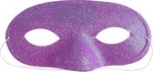 Lg-imports Glittermasker Rond Paars Unisex 17 Cm