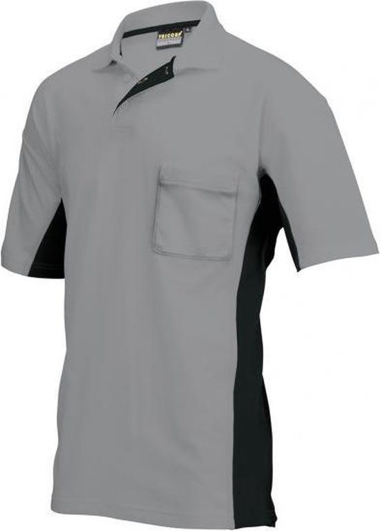 Polo Tricorp bicolore - 202002 - bleu royal-marine - taille XL