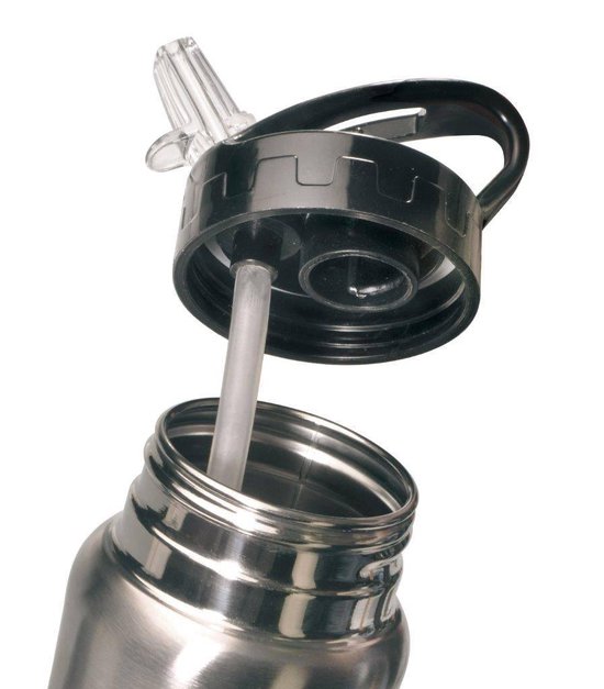 "RVS Bidon ""Sporty"" 0,5 liter (Zilver)" — afbeelding 2