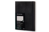 Moleskine agenda 18 maanden - Wekelijks 2018/2019 zwart - XL - Soft Cover