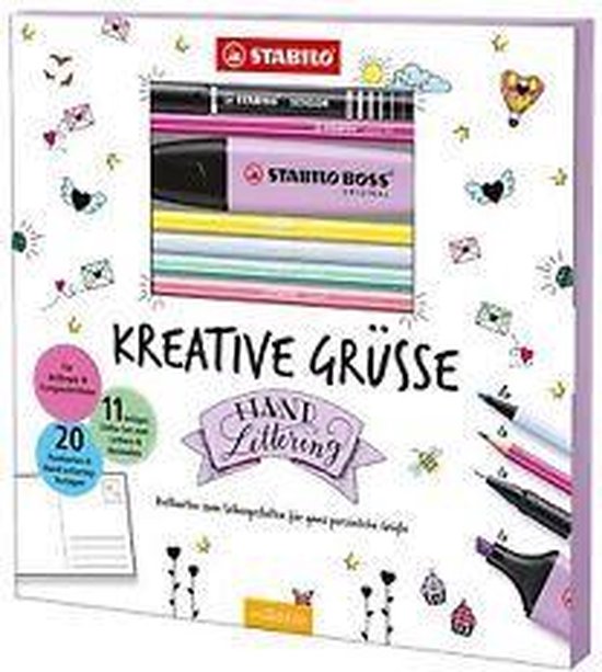 "Creative" - Tekenboek/kaarten met pastelstiften | bol.com
