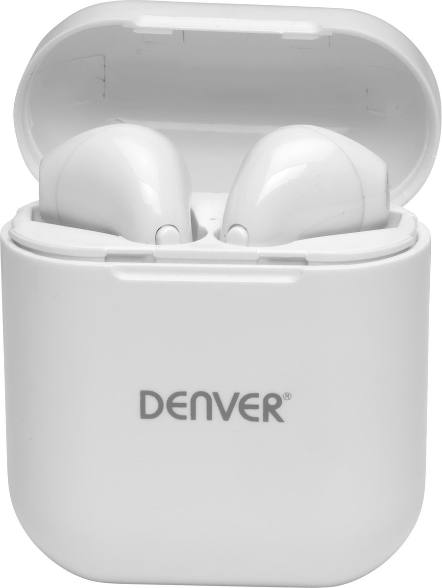 Denver TWE-35 - Wireless Bluetooth earbuds - Wit | bol.com