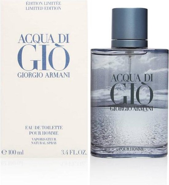 Giorgio Armani Acqua Di Gio Blue Edition 100 ml - Eau De Toilette Spray  (Limited... 