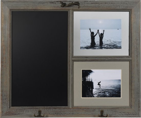 Fotolijst - Henzo - Lifestyle krijtbord - Frame 60x50 - Bruin | bol.com