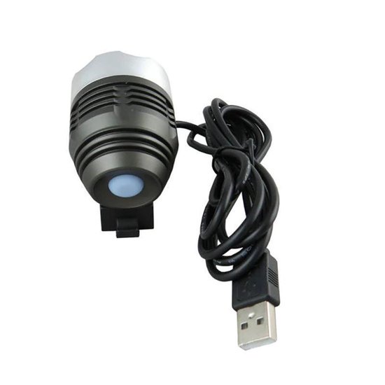 1200 lumen MTB/race LED koplamp CREE T6 USB aansluiting - EXTREEM veel licht - 100meter - USB aansluiting (losse lamp zonder powerbank) — afbeelding 3