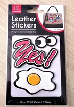 K Longking leather stickers