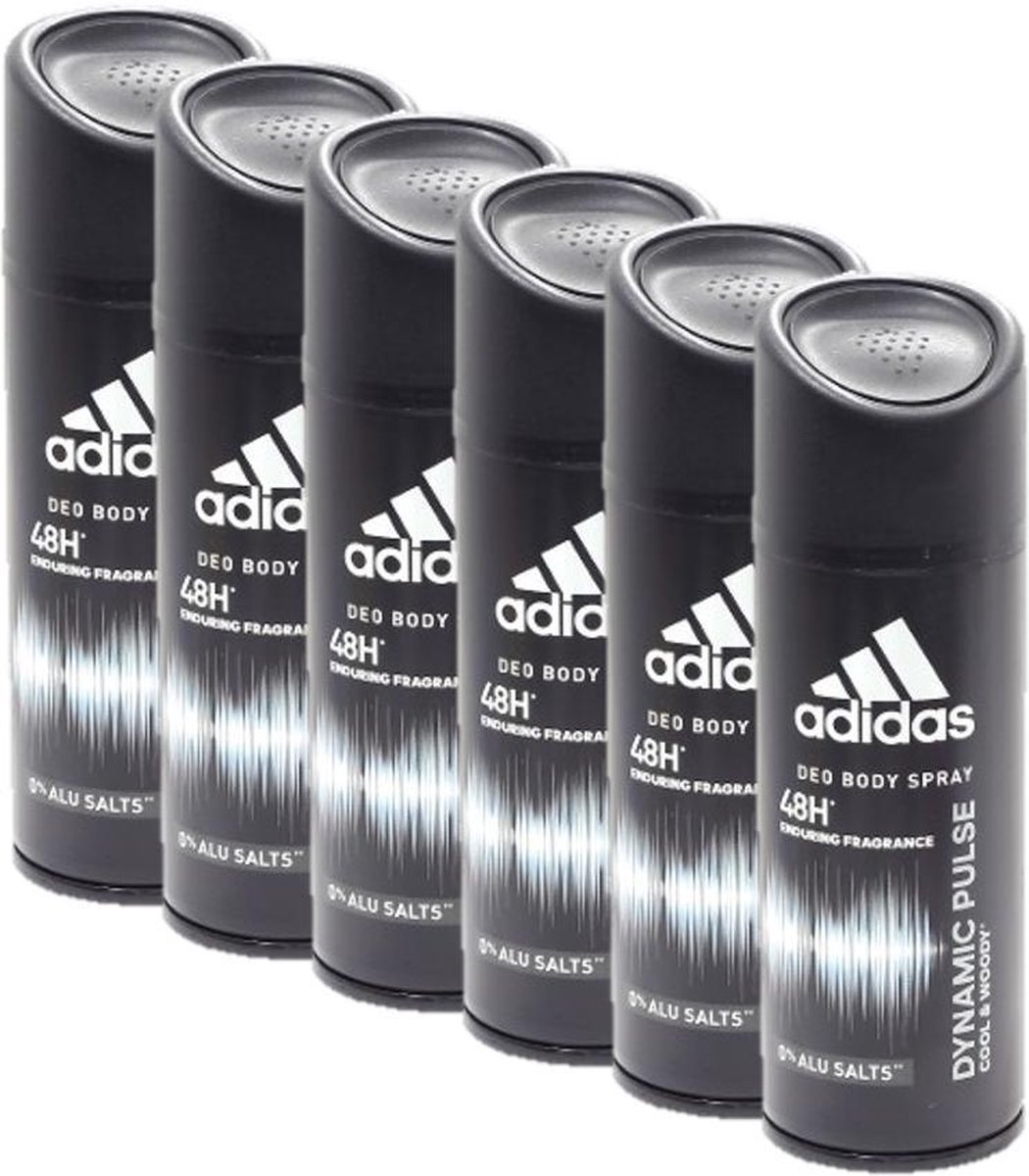 Adidas - Dynamic Pulse - deodorant spray - 6 x 150 ml | bol.com