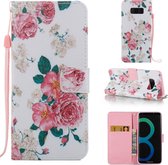iCarer Flowers wallet case hoesje Samsung Galaxy S8 Plus