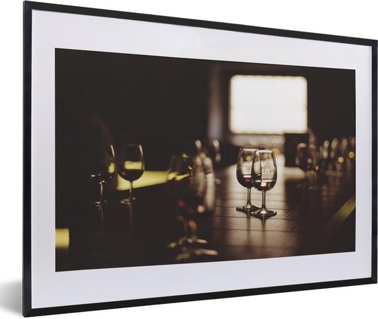 Photo dans le cadre - Nombreux verres avec cadre photo Porto noir avec  monture blanche... | bol.com