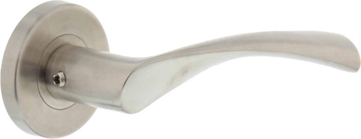 Intersteel Deurkruk Vlinder op rozet rvs geborsteld
