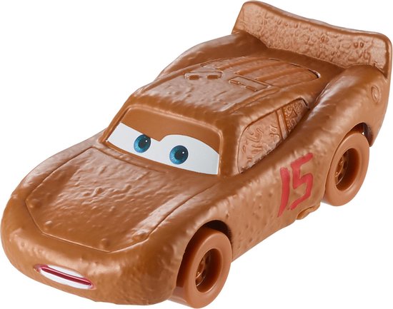 Cars 3 Diecast Bliksem McQueen met Modder - Speelgoedauto | bol.com