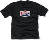 100% Official T-Shirt Heren, black Maat S