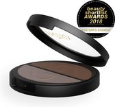 Inika Biologisch Vegan Pressed Mineral Oogschaduw Duo Choc Coffee