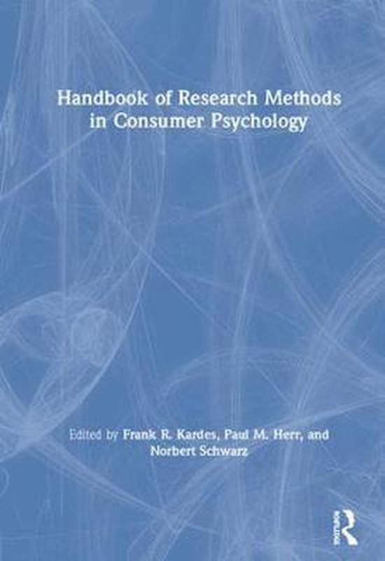 Handbook of Research Methods in Consumer Psychology - cover