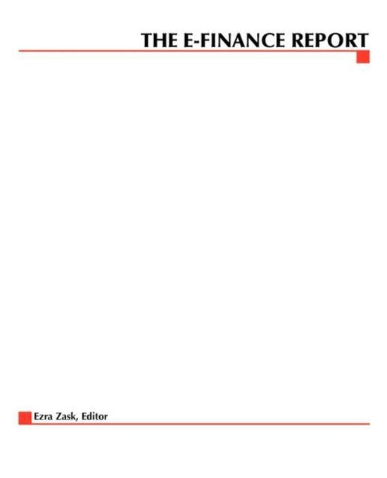 The E-Finance Report - cover