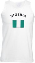 Witte heren tanktop Nigeria 2XL