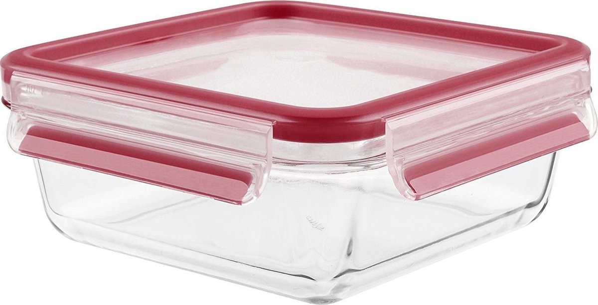 Tefal Masterseal Glass K30103 Vershouddoos ovenbestendig - inhoud 0.9L - vierkant
