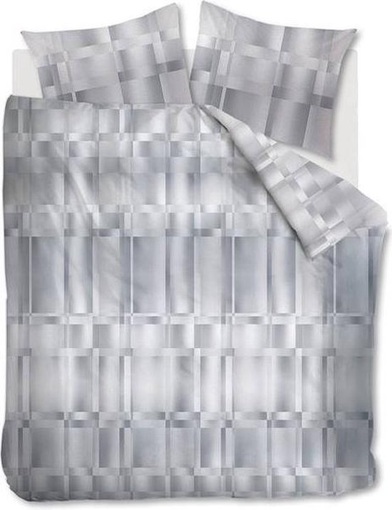 Kardol Titanium - Dekbedovertrek - Lits-jumeaux - 260x200/220 cm + 2 kussenslopen 60x70 cm - Grey - Kardol