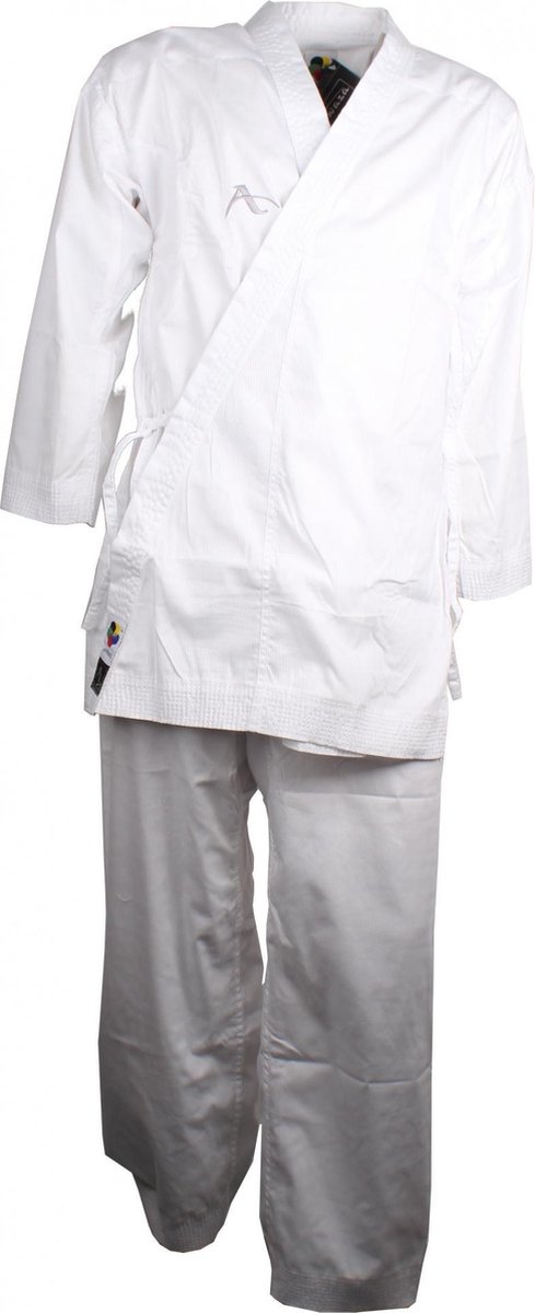 Arawaza Karatepak Kumite Deluxe Wkf Wit Junior Maat 130