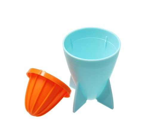 Present Time Citruspers - Sinaasappel Pers 18cm - Juicer Rocket - Matthias Zschlager Design - Sapmaker - Blauw van Merkloos — afbeelding 3