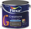 Flexa Creations - Peinture pour les murs Silk matt - Industrial Grey - 2,5 litres