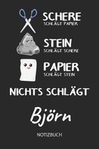 Nichts schl gt - Bj rn - Notizbuch