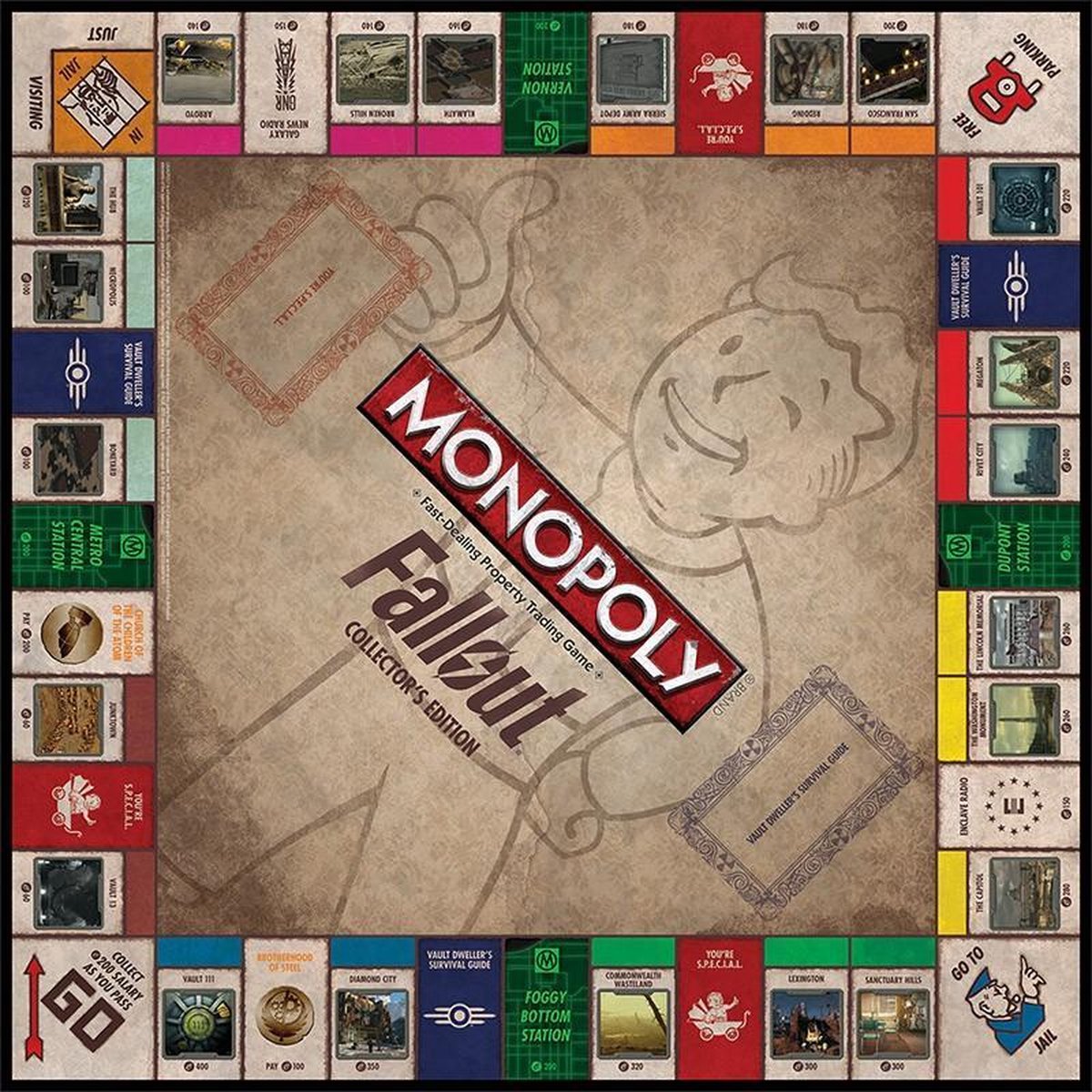 Algebra Weven Met andere bands Monopoly Fallout | Games | bol.com