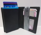 Gaz Blue Line - Cardholder Figuretta - Portemonnee - RFID - Zwart