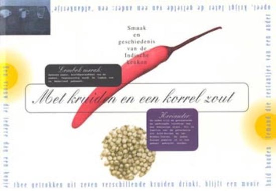 Cover van het boek 'Met kruiden en een korrel zout' van Ellen Derksen en Eva van Geleuken