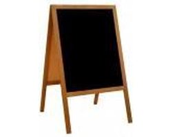 Kerklau Krijt stoepbord Dubbelzijdig - 100 x 60 cm