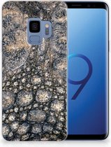 Silicone Back Case Geschikt voor Samsung S9 Krokodillenprint