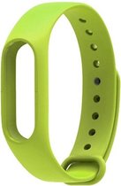 watchbands-shop.nl Siliconen bandje - Xiaomi Mi Band 2 - Licht groen