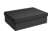 Luxe doos met deksel karton ZWART 30,5x21,5x10cm (35 stuks)