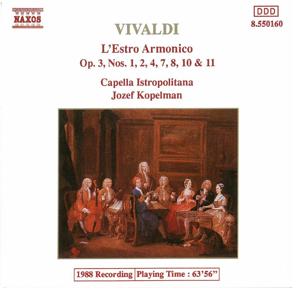 Capella Istropolitana, Jozef Kopelman - Vivaldi: L'Estro Armonico (CD)