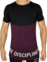 Be Disciplined T-Shirt Stretch | Bordeaux (M) - Disciplined Sports