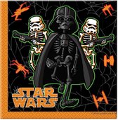 20 Star Wars™ Halloween servetten - Feestdecoratievoorwerp