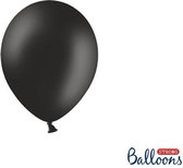 """Strong Ballonnen 12cm, Pastel zwart (1 zakje met 100 stuks)"""