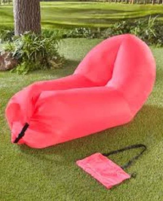 Air Lounger-Ligbed-Rood-Luchtbed-Campingbed-Strandbed | bol