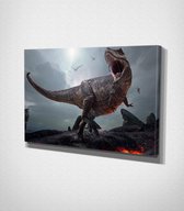 T-Rex Roaring Canvas | 80x120 cm