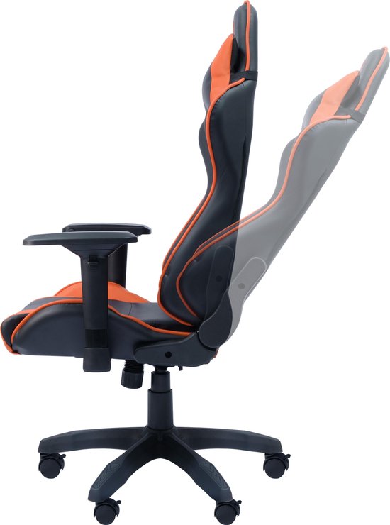Qware Gaming Stoel Seat Pro Taurus Carbon Oranje