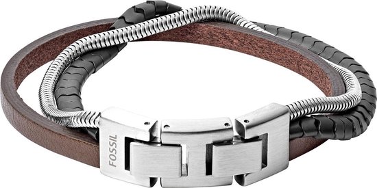 Fossil Vintage Casual Armband (Lengte: 17.00-25.00 cm) - Zilver | bol.com