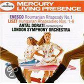 Enesco: Roumanian Rhapsody no 1;  Liszt: Rhapsodies / Dorati