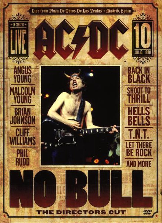 Cover van de film 'Ac/Dc - No Bull'