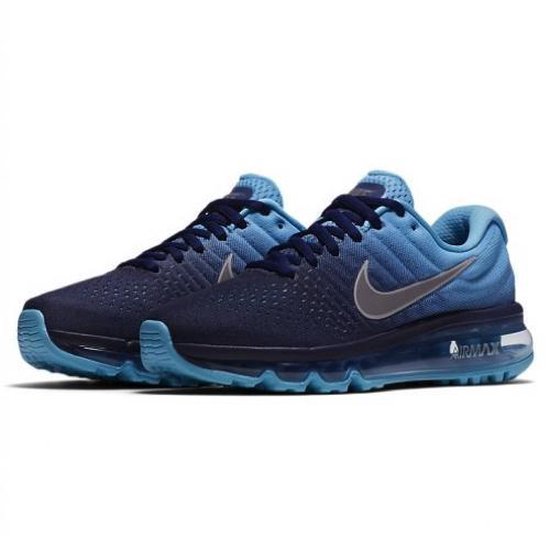 Nike Air Max 2017 Kinder Dames Sneakers Blauw 851622-401