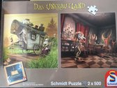Legpuzzel - 2 x 500 stukjes - Unkrautland - De koboldvrouw & De Hofnar - Schmidt puzzel