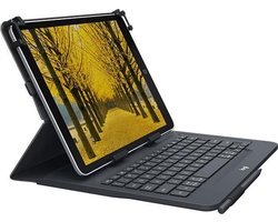 Logitech Keyboard Universal + Foliohülle Bluetooth 3.0 [DEU] QWERTZ (920-008337)(bl) VE 1 Stück