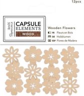 Houten Bloemen (16  stuks) - Elements Wood