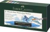 Faber-Castell - aquarelmarker - Albrecht Durer - 5st - doos - FC-160305
