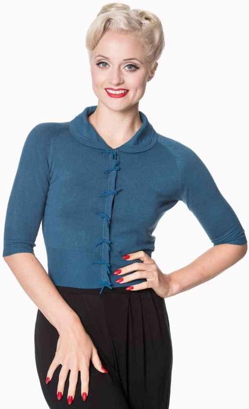 Cardigan Dancing Days -4XL- Bleu Avril